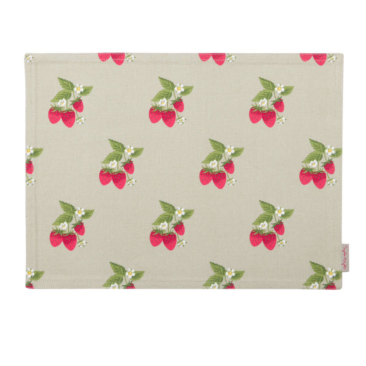 Strawberries Fabric Placemat