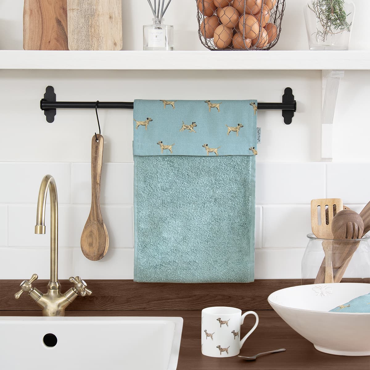Terriers Roller Hand Towel