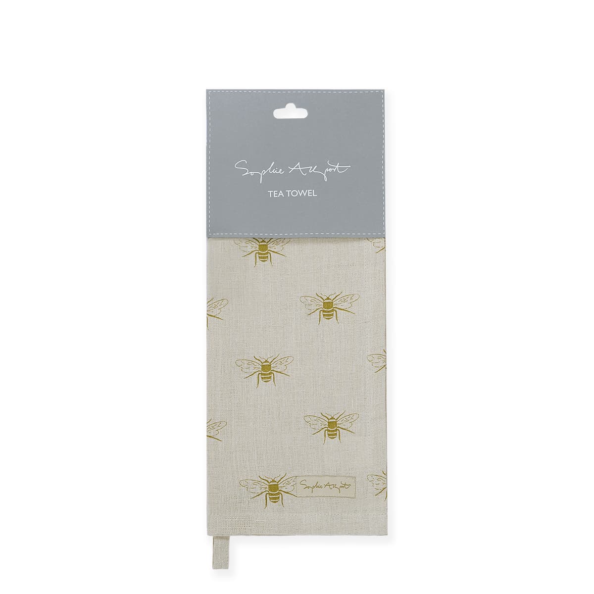 Bees Linen Tea Towel