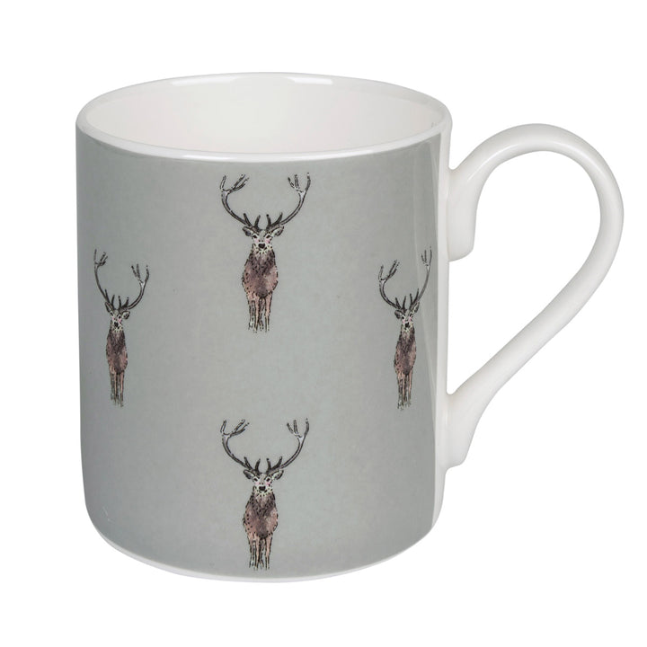 Highland Stag Coloured Mug