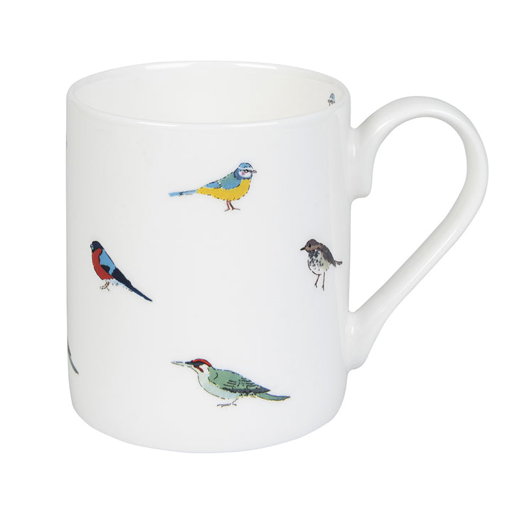 Garden Birds White Mug