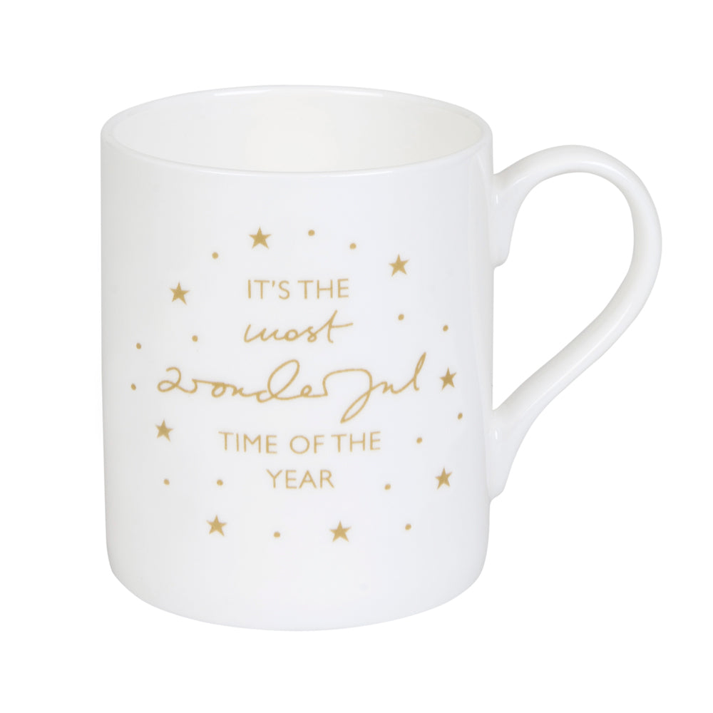 Holly & Berry "It's the Most Wonderful Time of the Year!" Mug