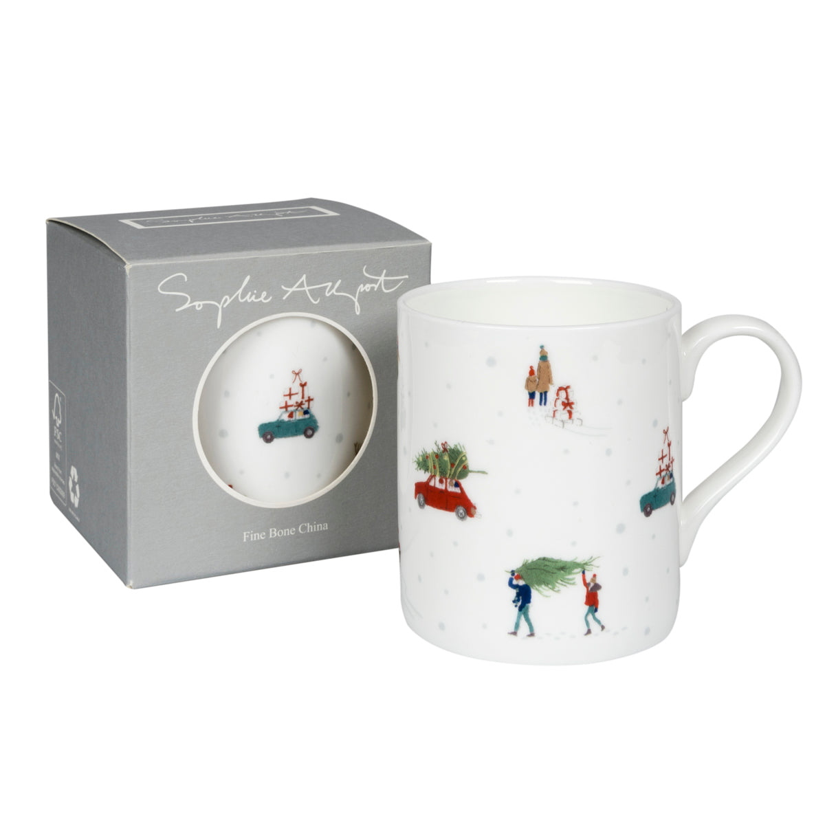Home for Christmas Mug by Sophie Allport