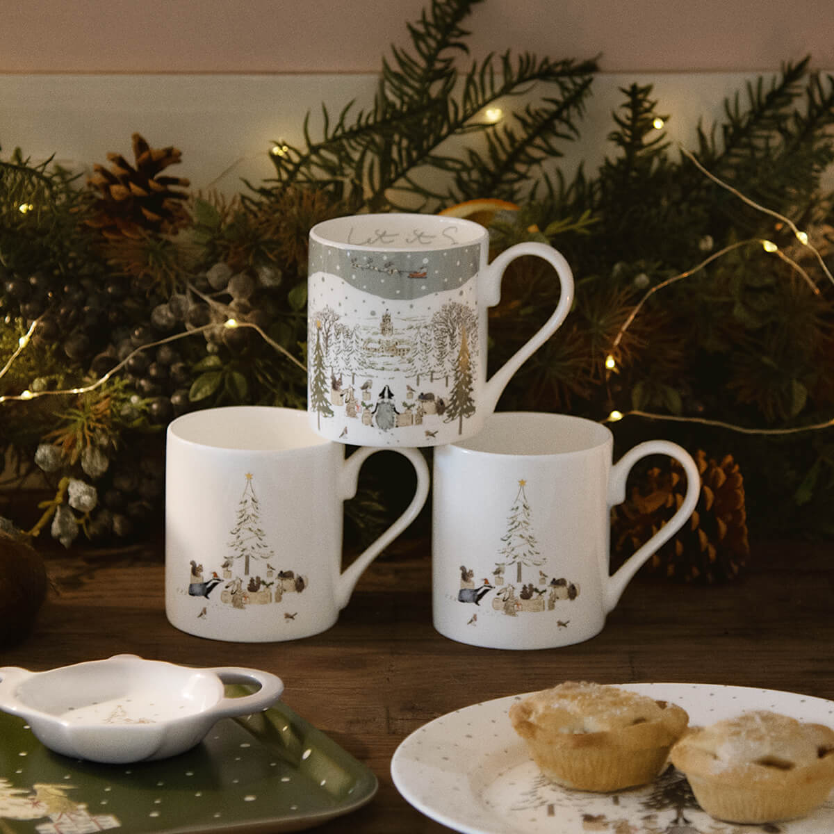 Festive Forest Mug by Sophie Allport