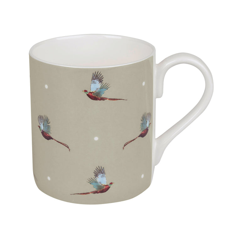 Flying Pheasant Mug - Coloured