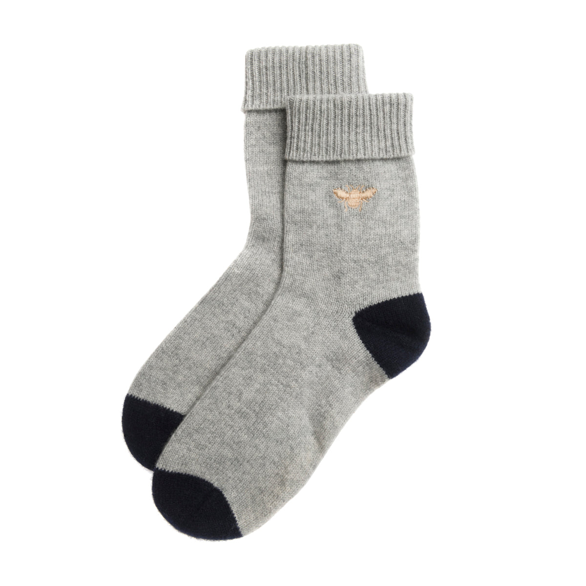 Bees Cashmere Socks