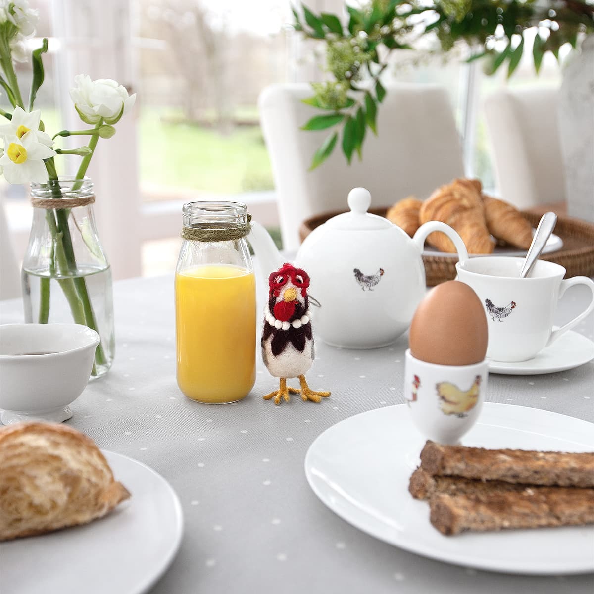 Chicken Felt Decoration