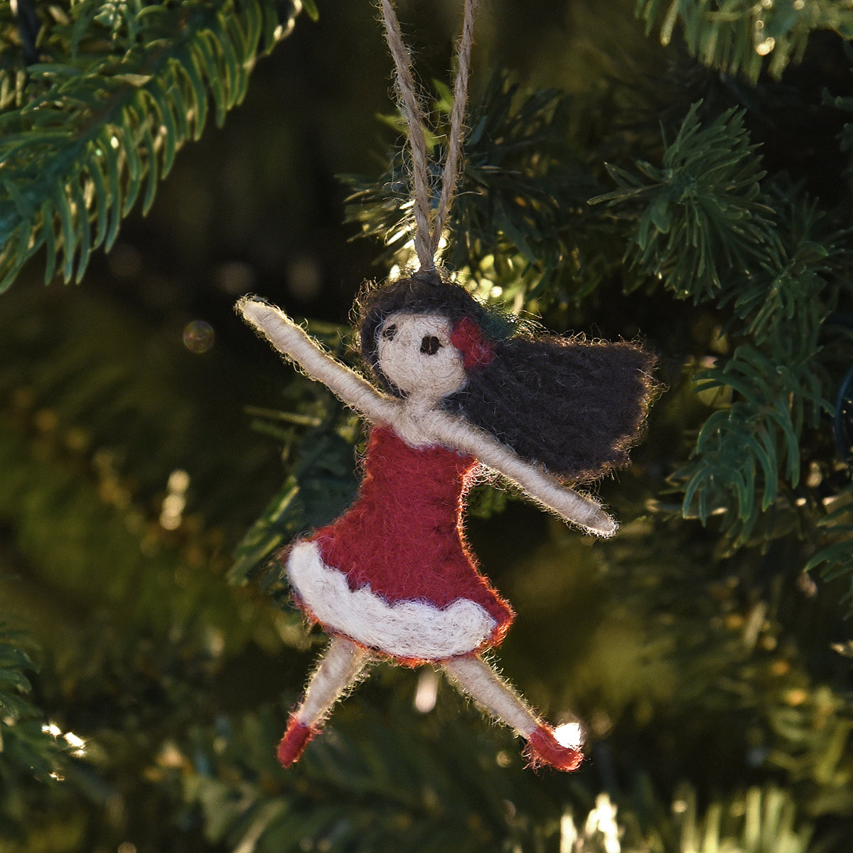 Lady Dancing Felt Decoration