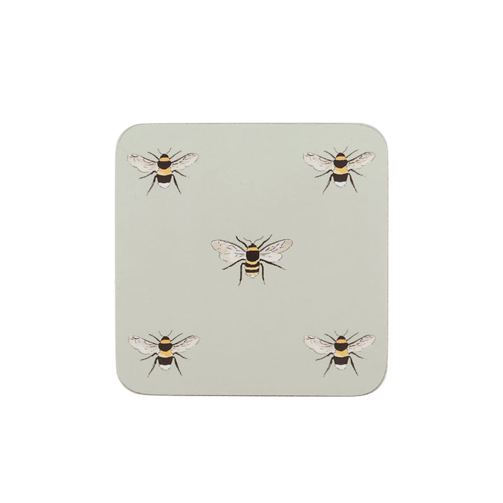 Bees Coasters - Set of 4