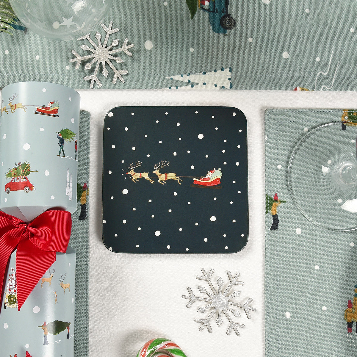 Home for Christmas Coasters (Set of 4)