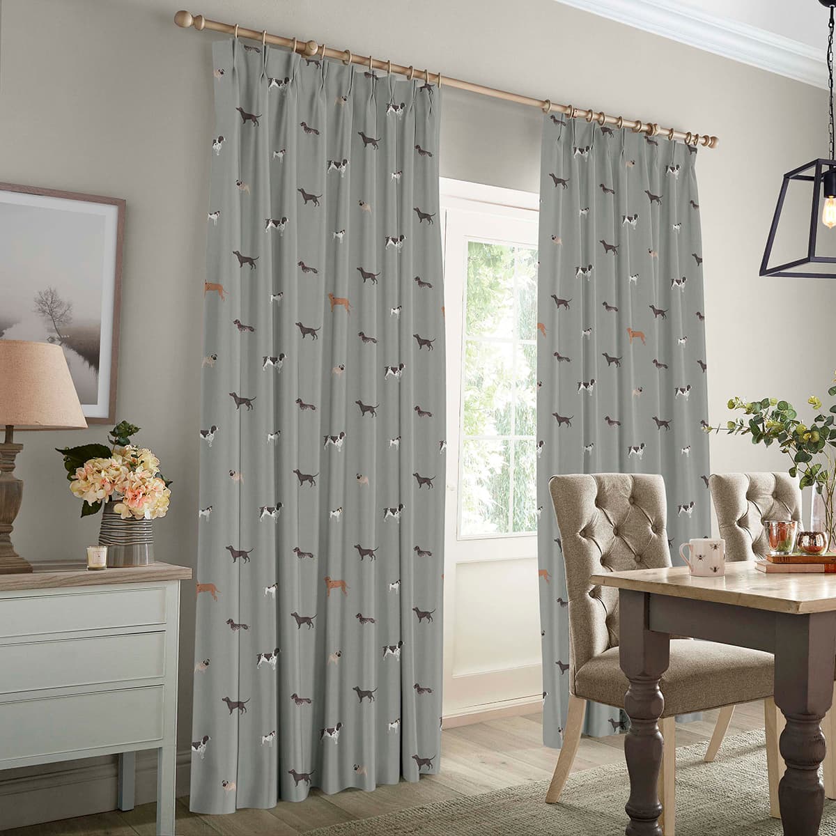 Woof Sage Made to Measure Curtains