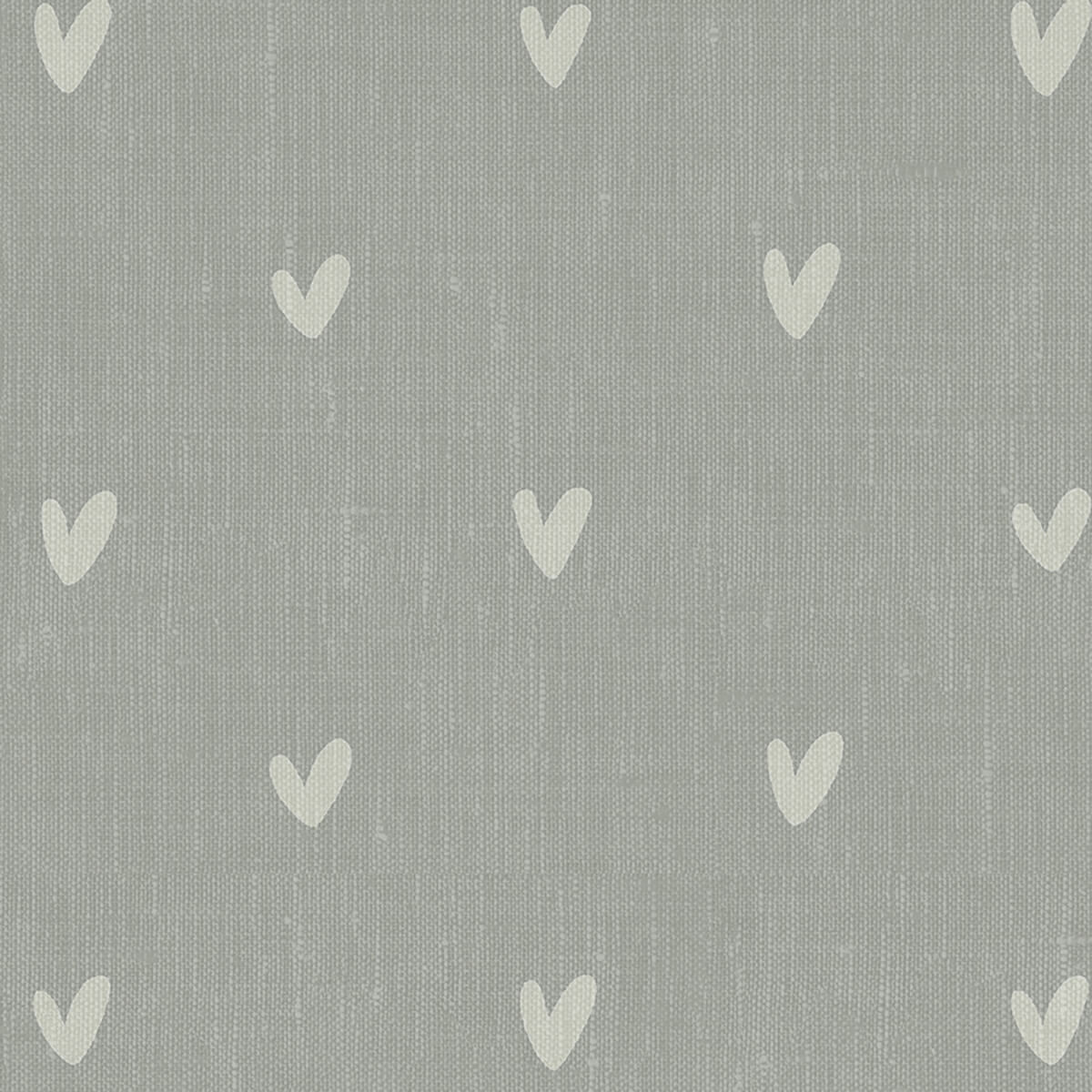 Hearts Grey Made to Measure Curtains