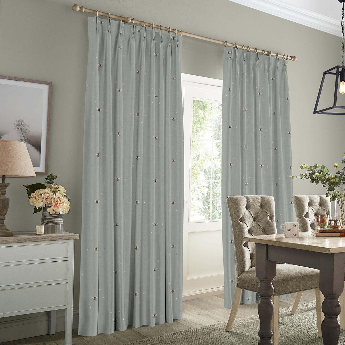 Bees Sky Made to Measure Curtains