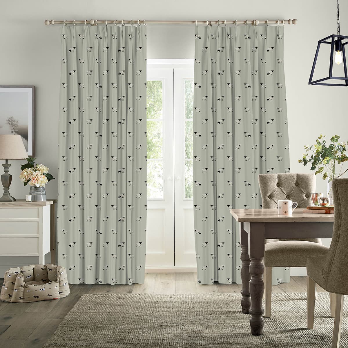 Sheep Sage Made to Measure Curtains