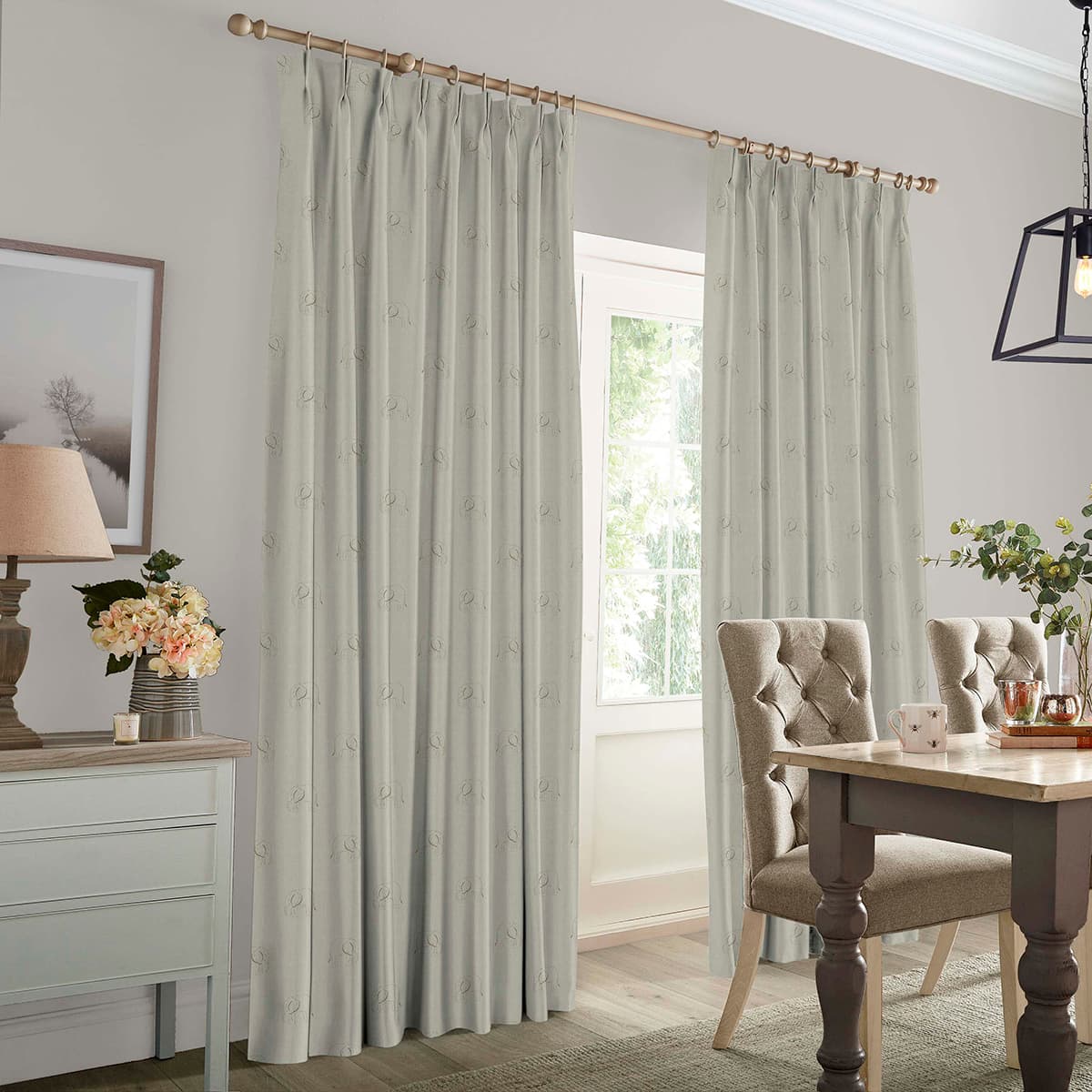 Elephant Natural Made to Measure Curtains