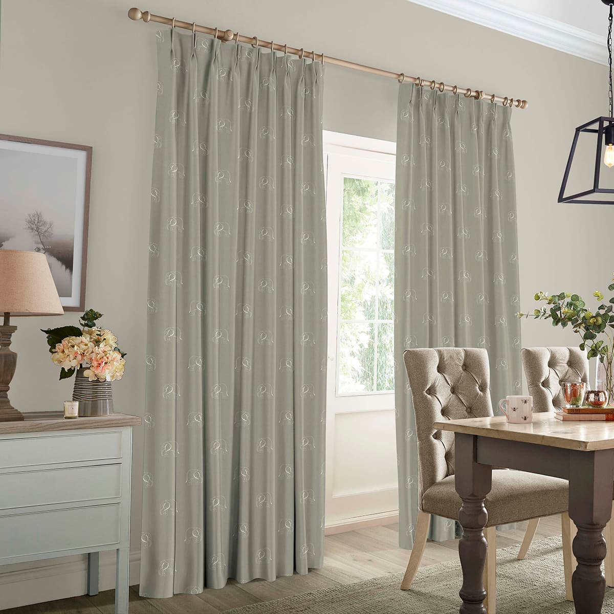 Elephant Sage Made to Measure Curtains