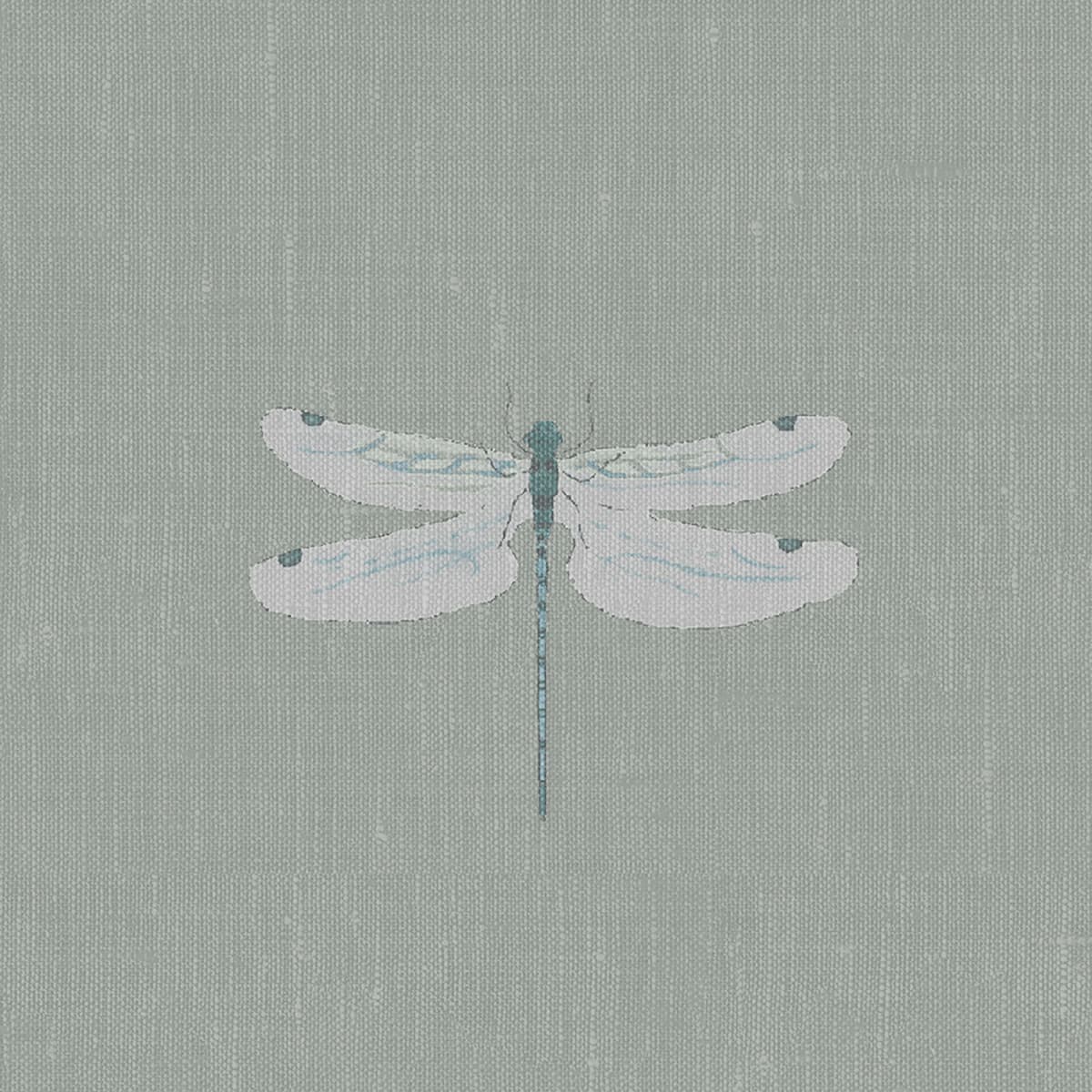 Dragonfly Grey Blue Made to Measure Curtains