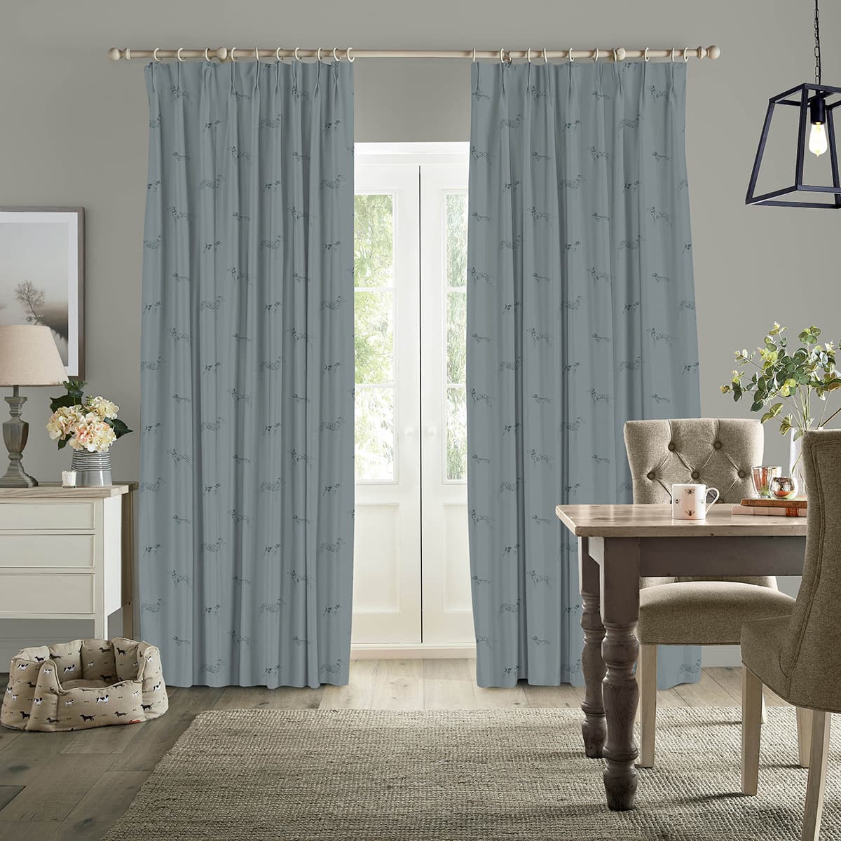 Fetch Teal Made to Measure Curtains