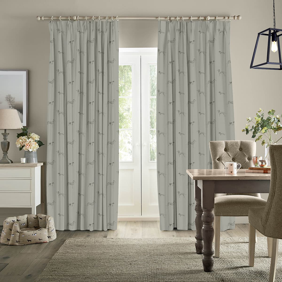 Fetch Warm Grey Made to Measure Curtains