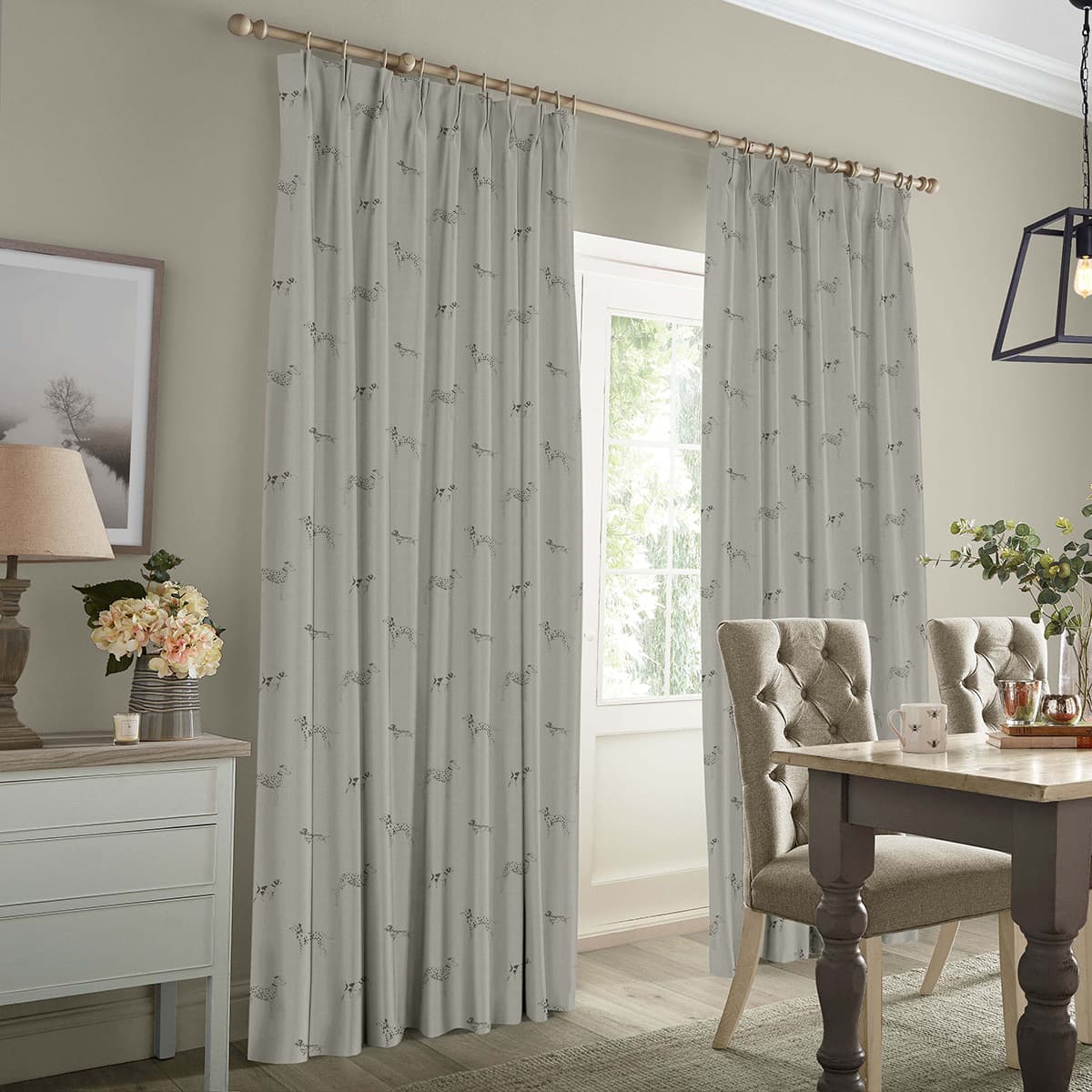 Fetch Warm Grey Made to Measure Curtains