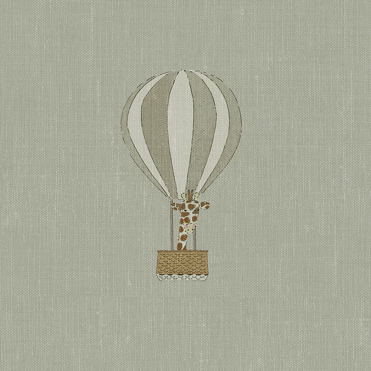 Bears & Balloons Mint Grey Made to Measure Curtains