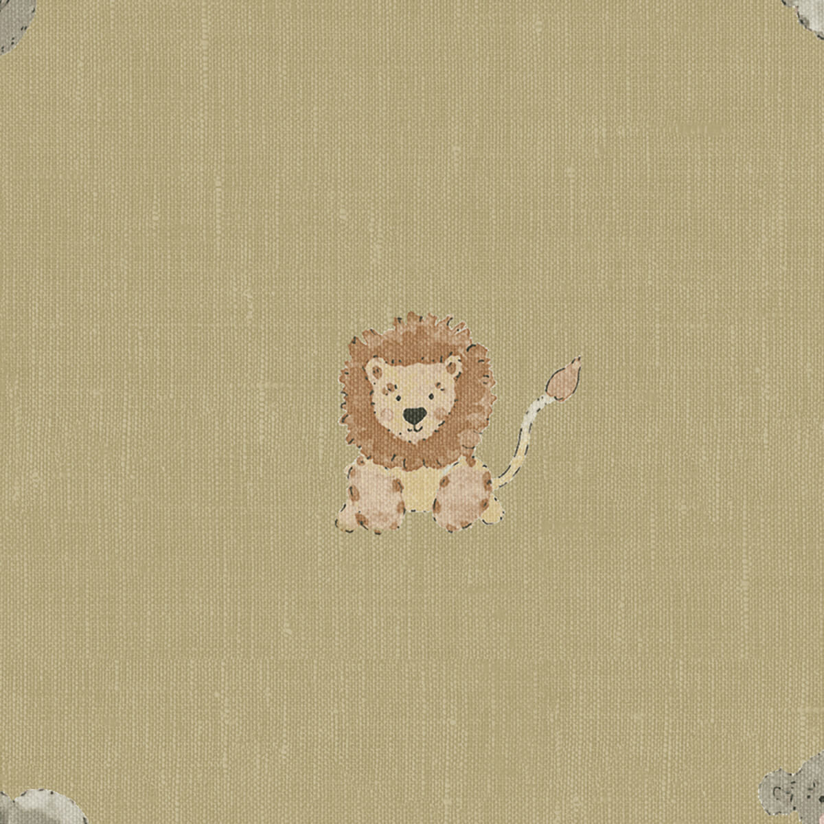 Bears & Balloons Soft Mustard Made to Measure Curtains