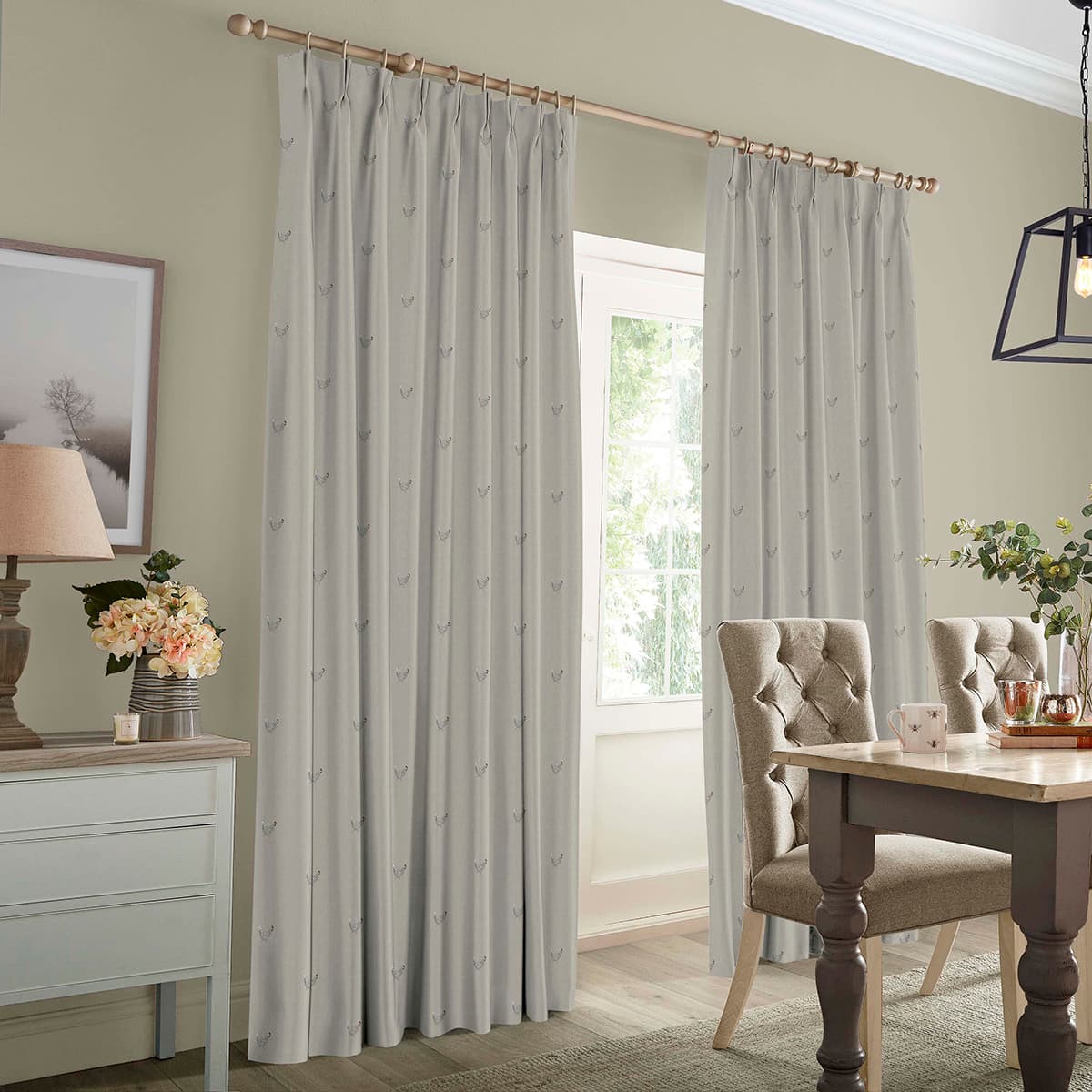 Chicken Natural Made to Measure Curtains