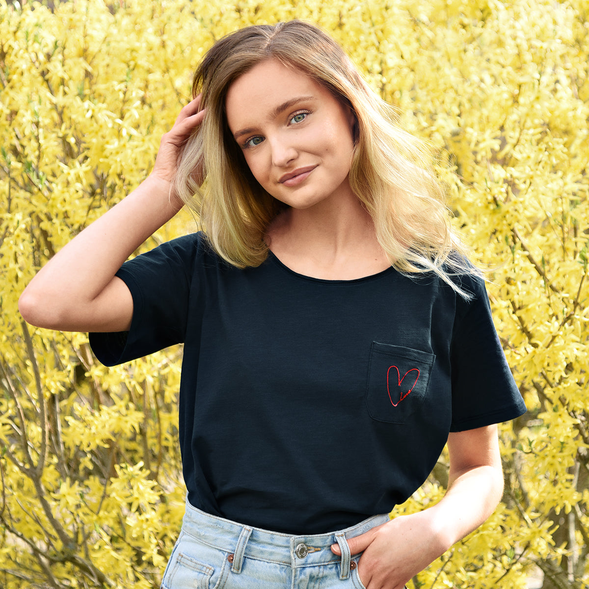 Hearts Ladies T-Shirt