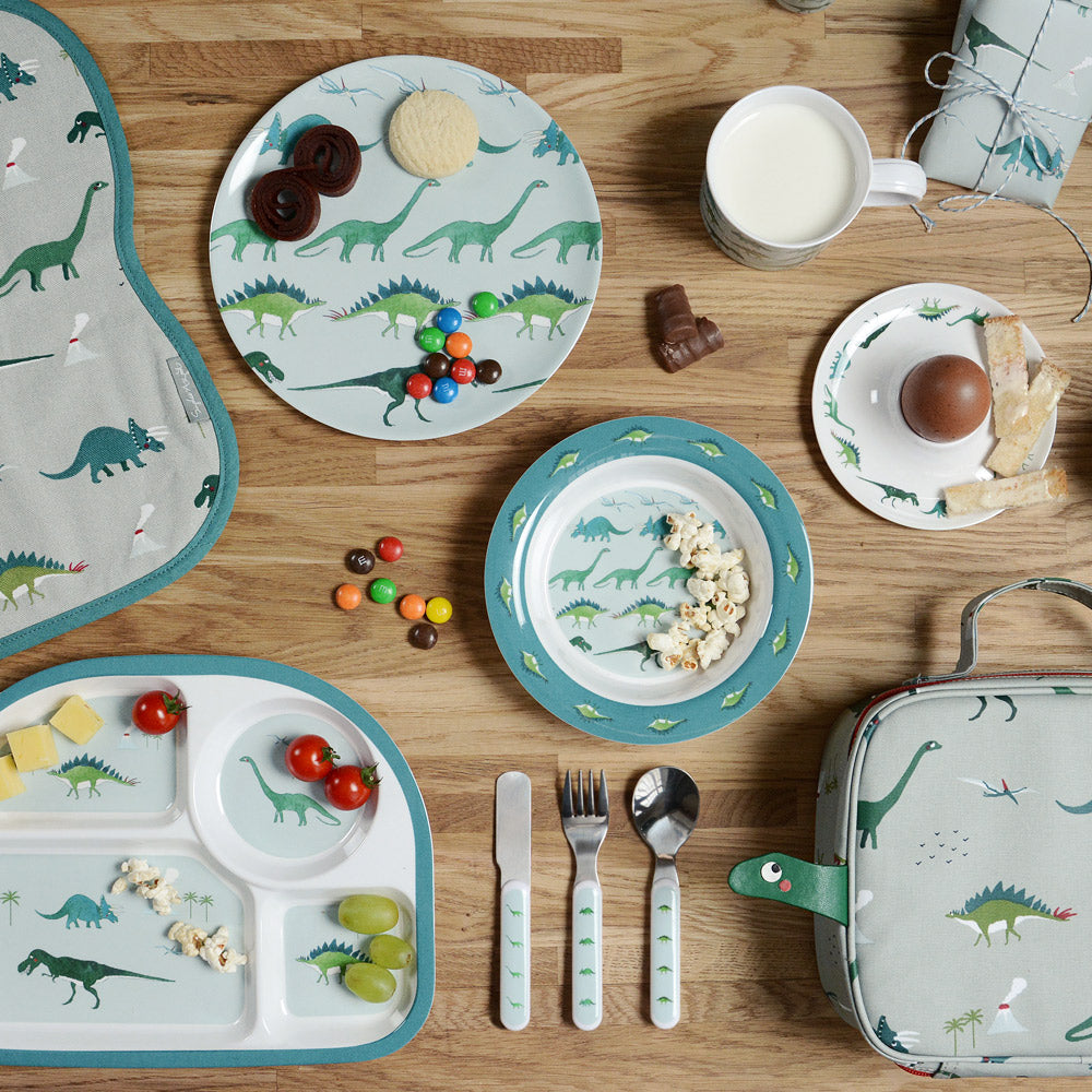 Dinosaurs Childrens Melamine Divider Plate