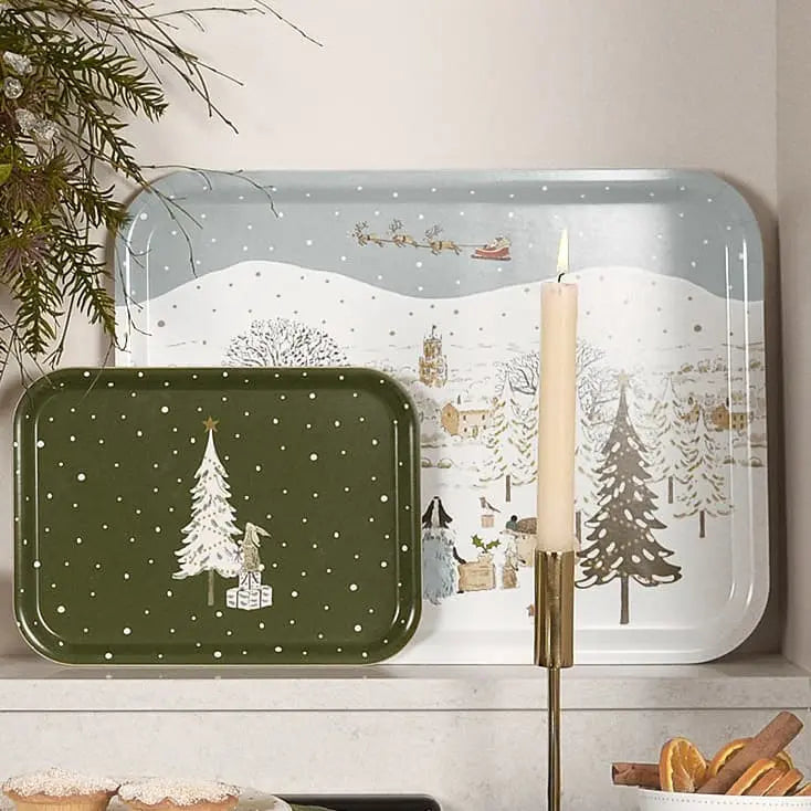 Festive Forest Serving Tray - Small