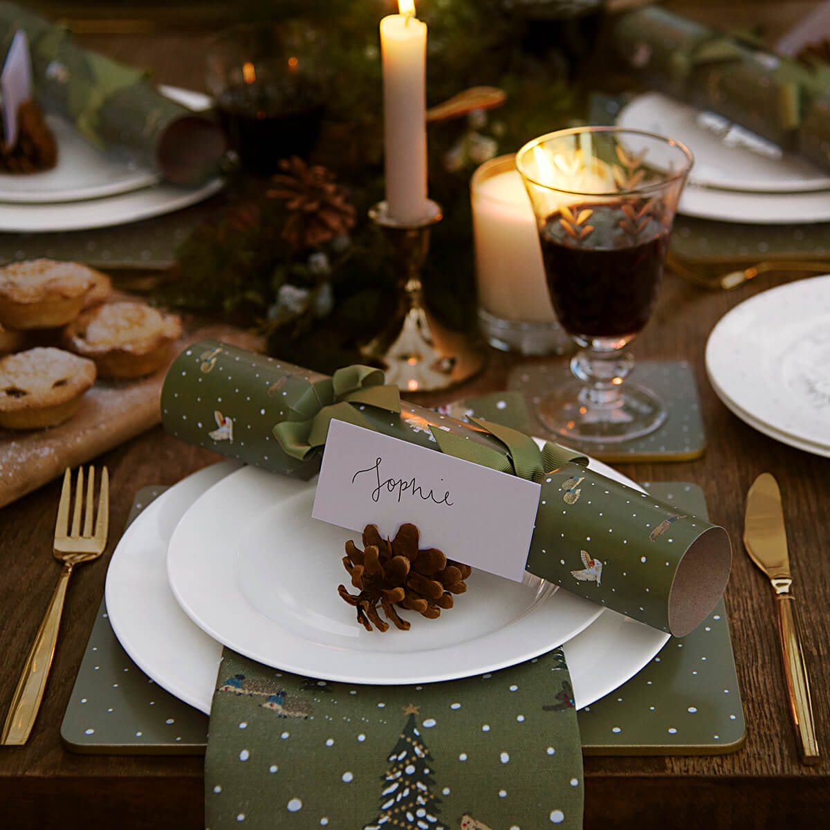 Festive Forest Napkins (Set of 4)