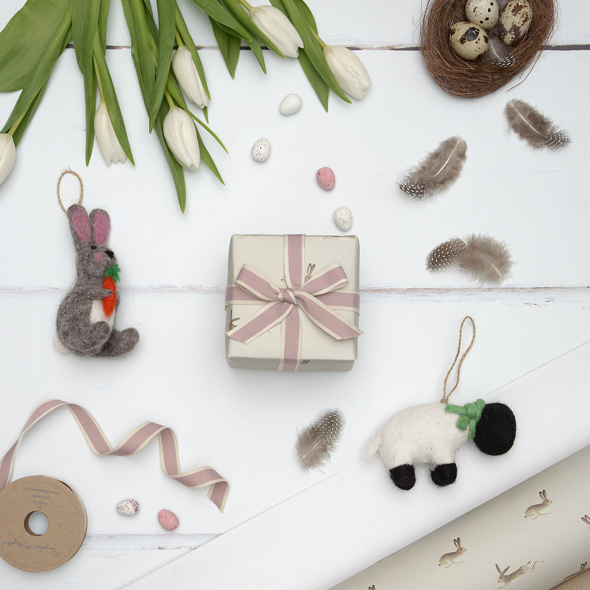 Sophie Allport Easter Sheep Felt Decoration
