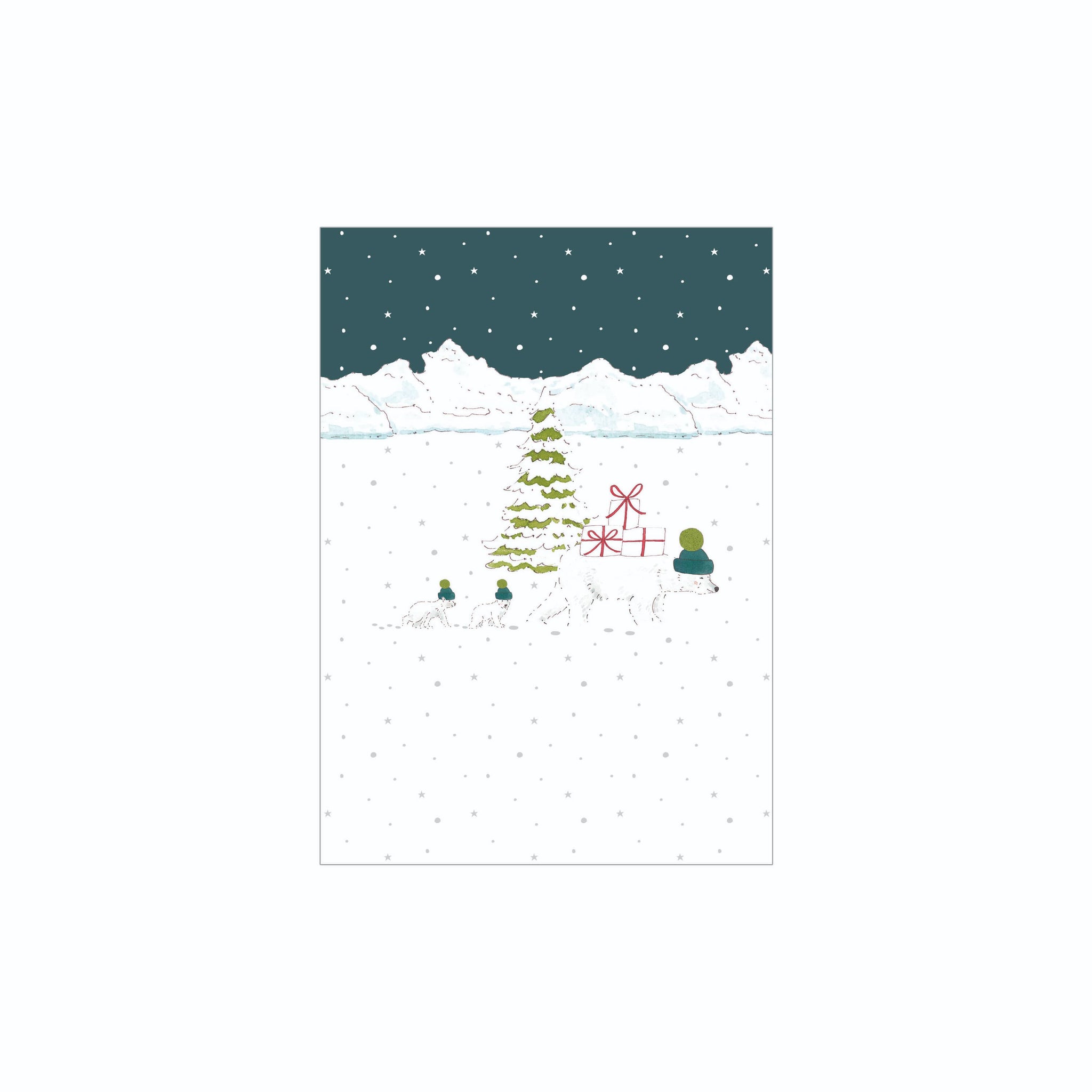 Snow Season Christmas Cards (Pack of 6)