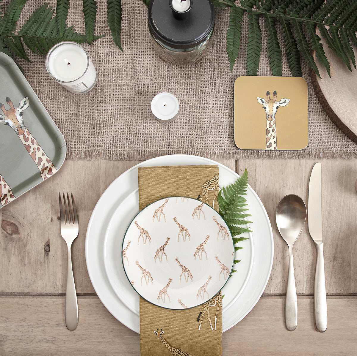 Giraffe Coasters (Set of 4) by Sophie Allport X ZSL