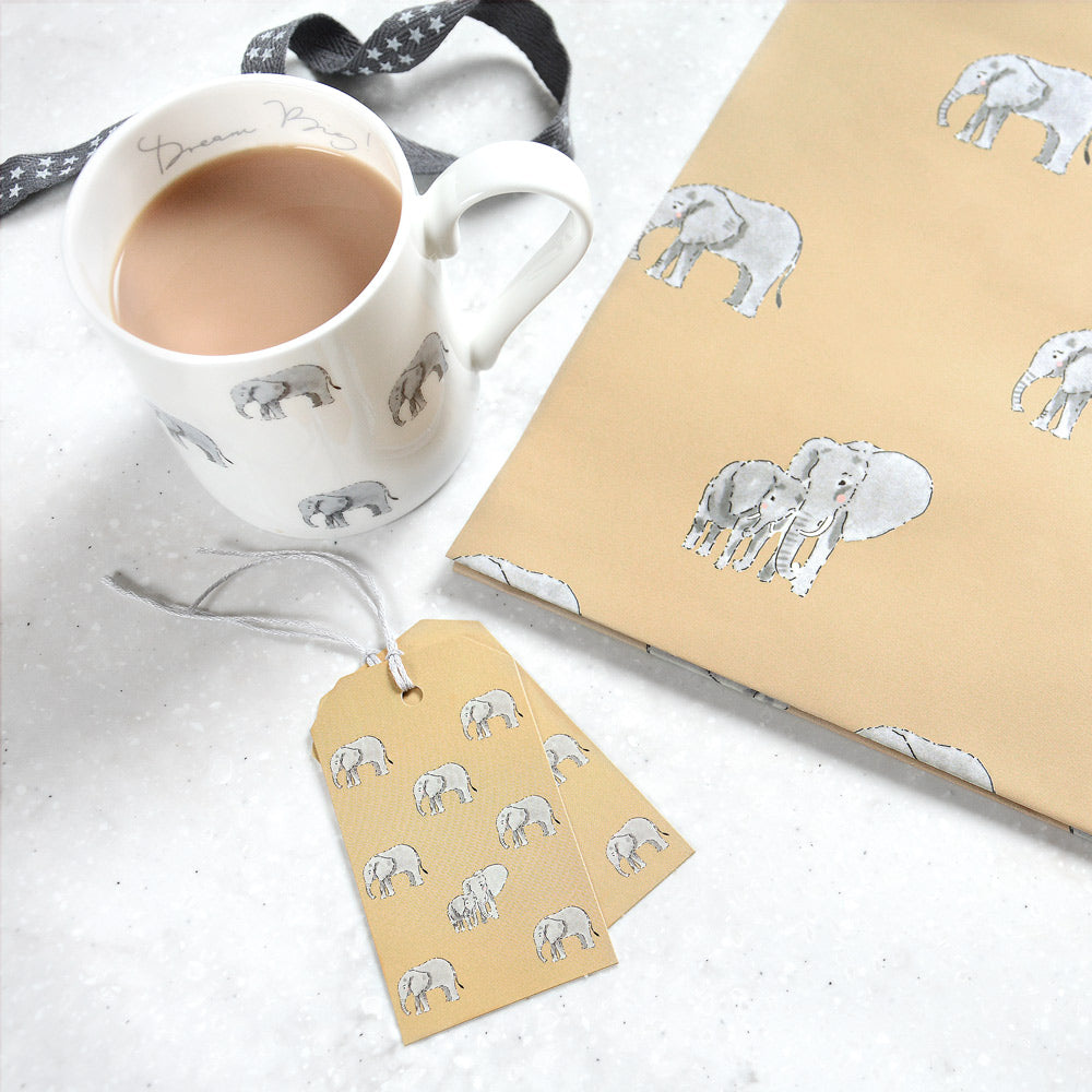 Elephant Flat Gift Wrap