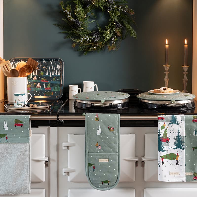 Home for Christmas Tea Towels (Set of 2)