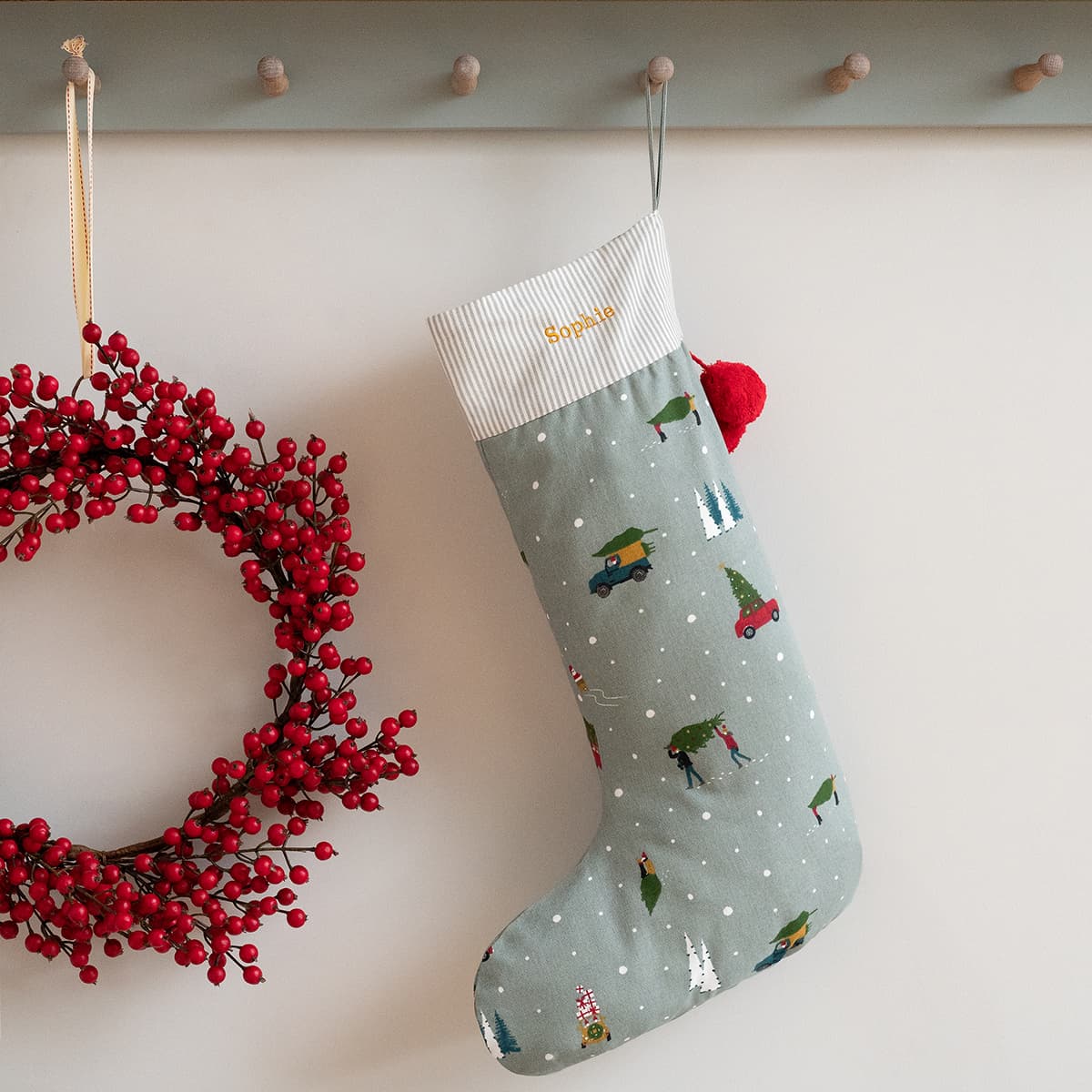 Home for Christmas Stocking