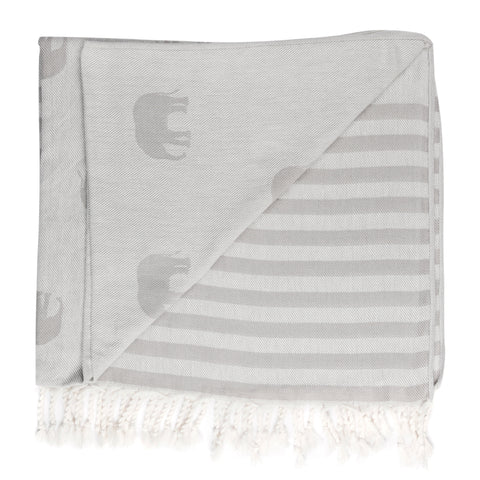 Elephant Hammam Towel by Sophie Allport