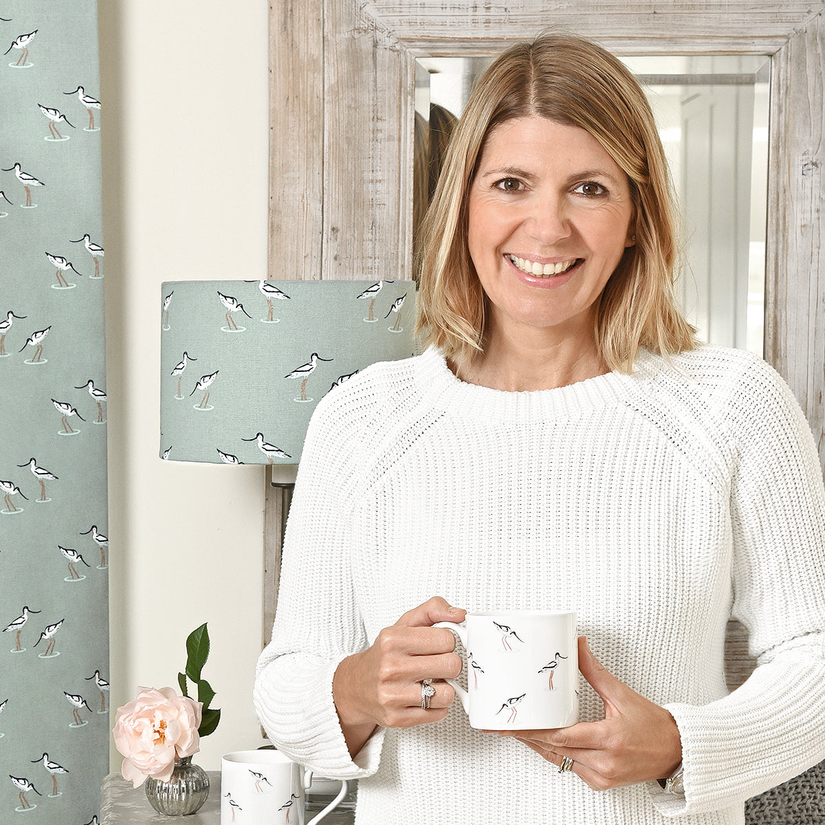 Sophie Allport Fine Bone China Coastal Birds Mug