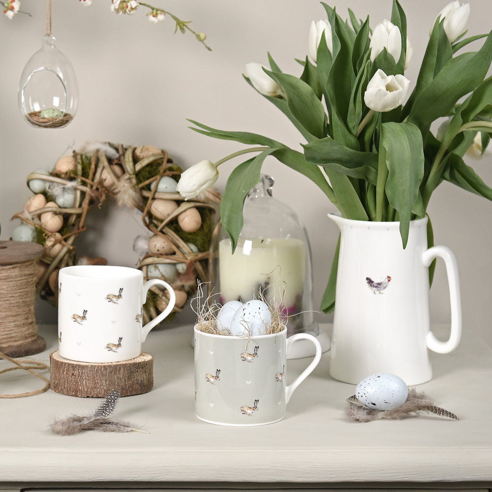 Bunny & Seed Mug - Stone