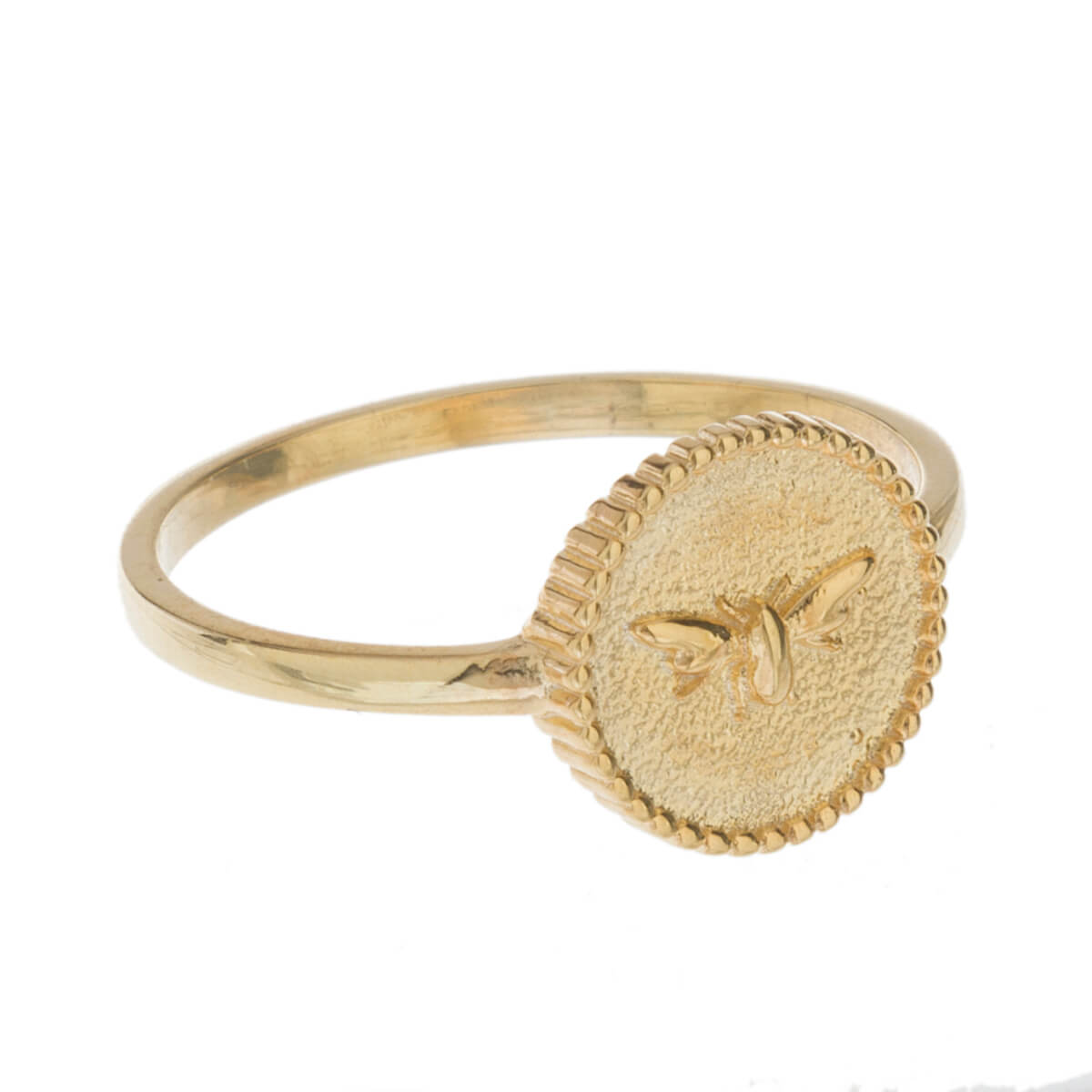 Bees Gold Plated Ring