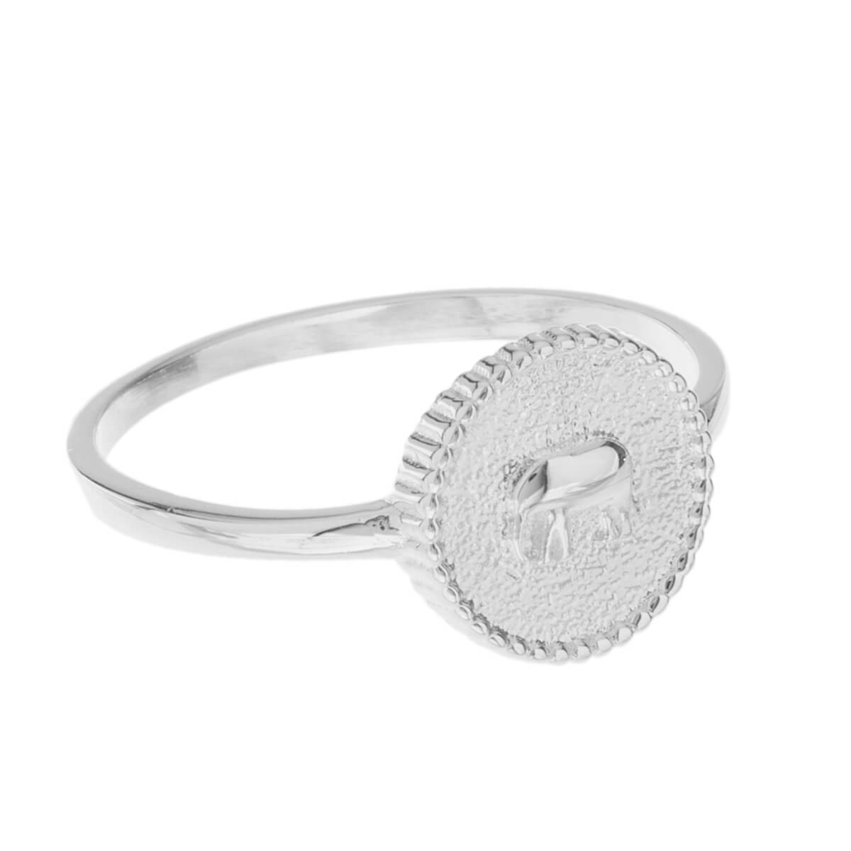 Elephant Sterling Silver Ring