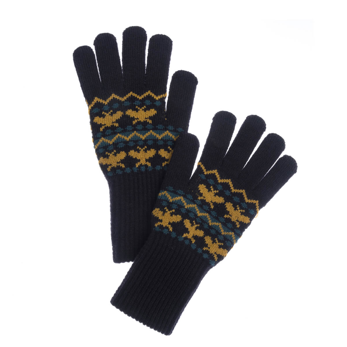 Bees Knitted Gloves