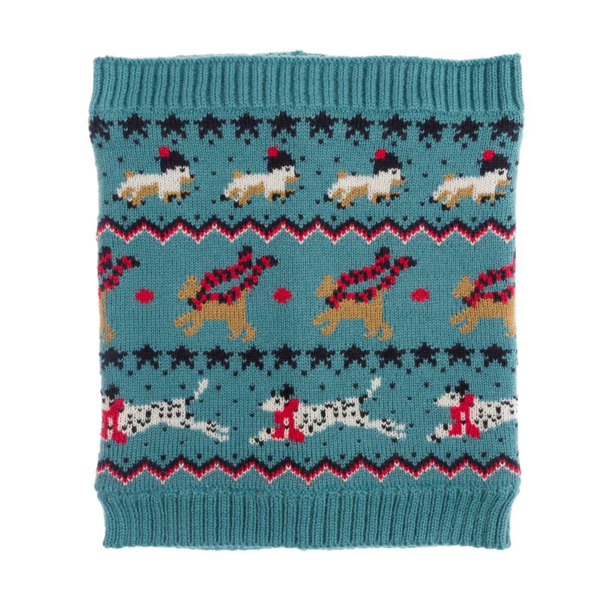 Running Dogs Knitted Kids Snood