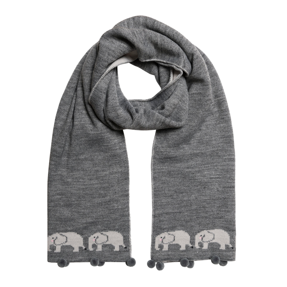 Elephant Knitted Scarf