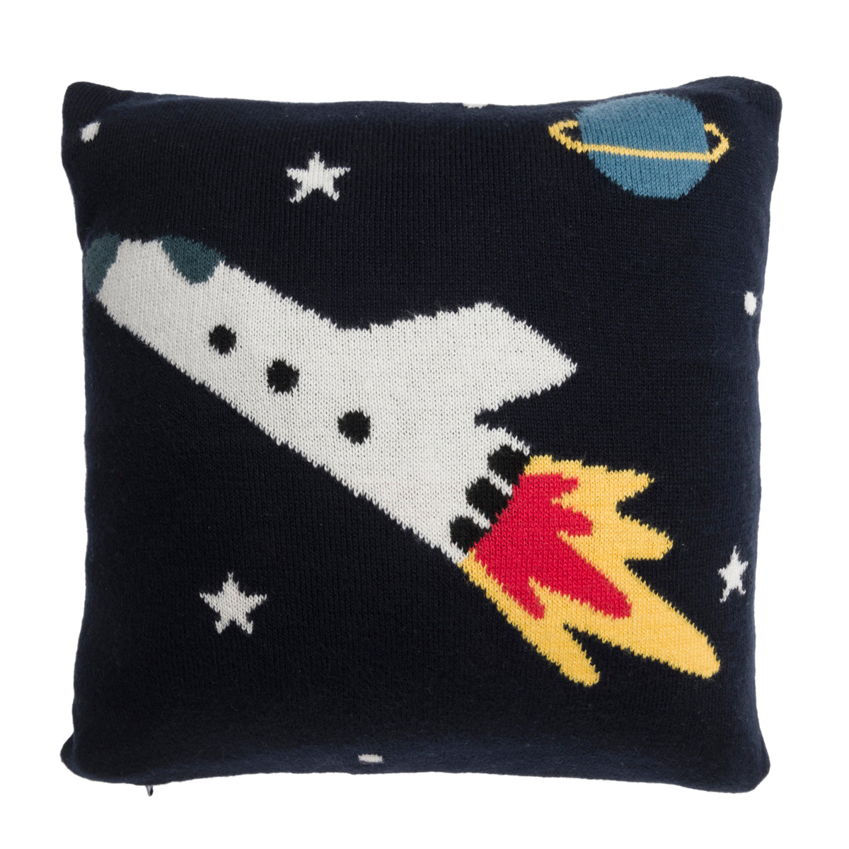 Knitted Space Kids Cushion by Sophie Allport