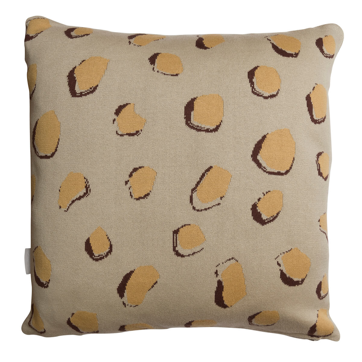 Giraffe Knitted Cushion
