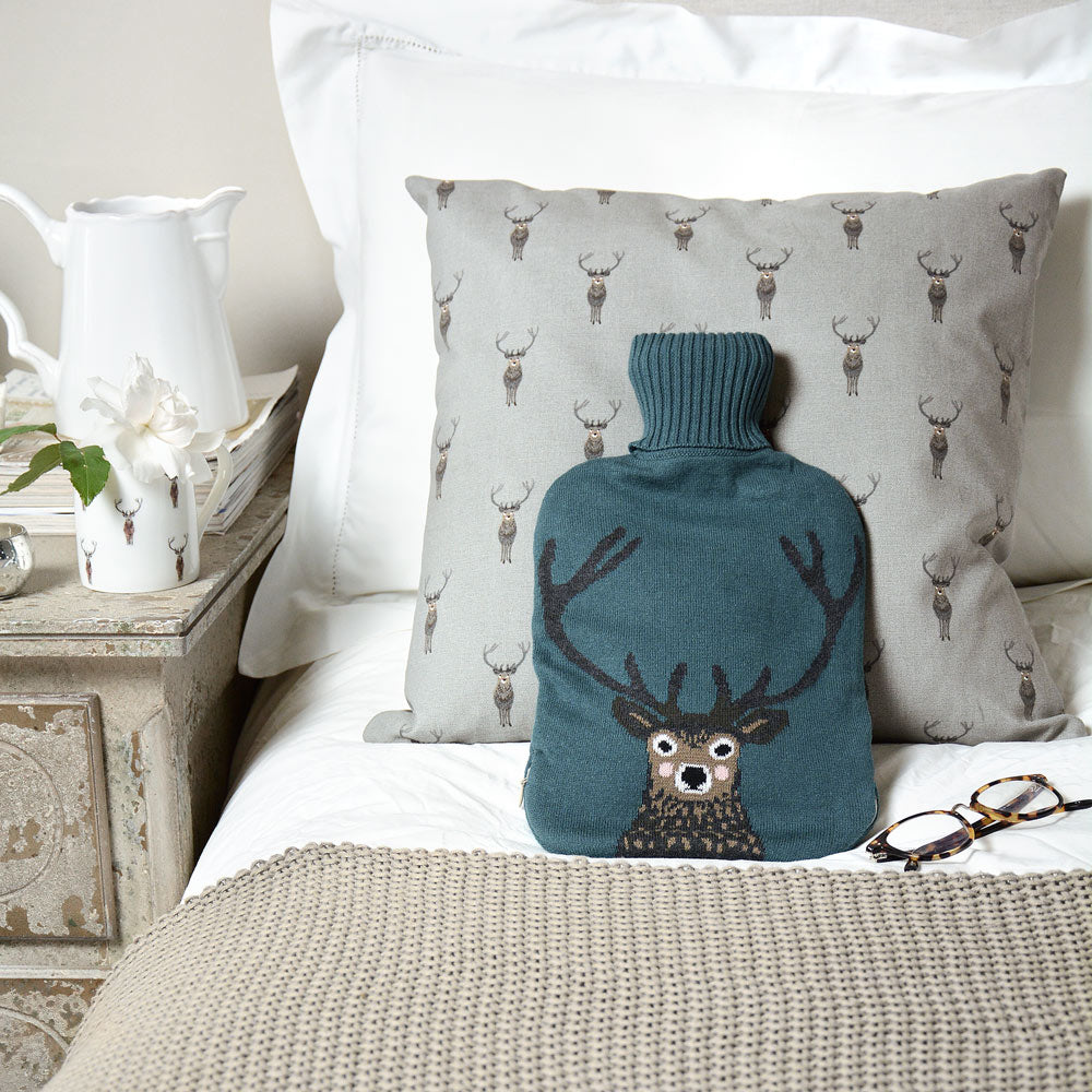 Highland Stag Hot Water Bottle