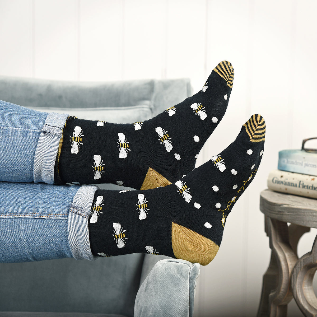 Bees Womens Socks by Sophie Allport