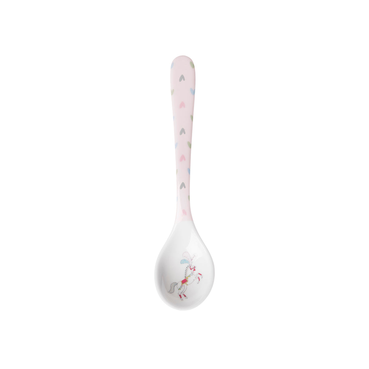 Fairground Ponies Childrens Melamine Baby Spoon by Sophie Allport